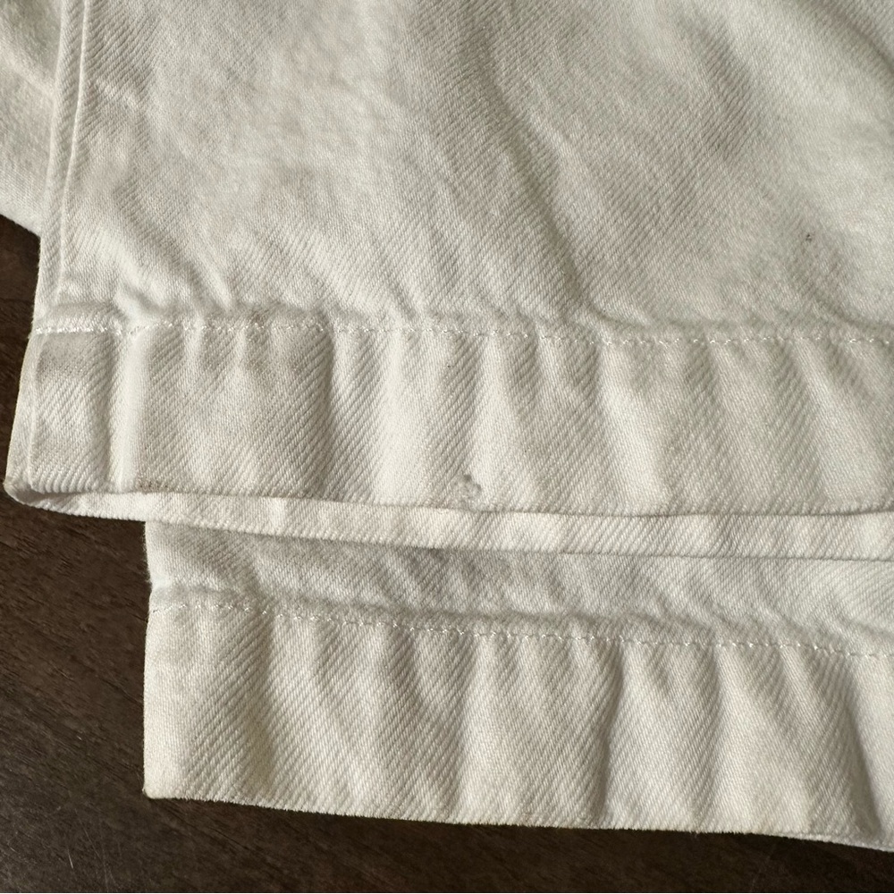 Madewell Denim Carpenter Overalls White XL - Picture 7 of 8